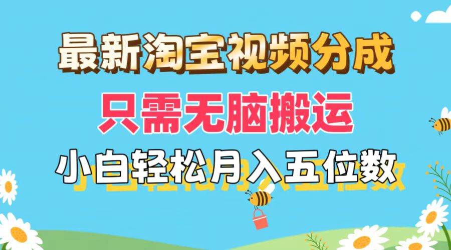 （11744期）最新淘宝视频分成，只需无脑搬运，小白也能轻松月入五位数，可矩阵批量...-问小徐资源库