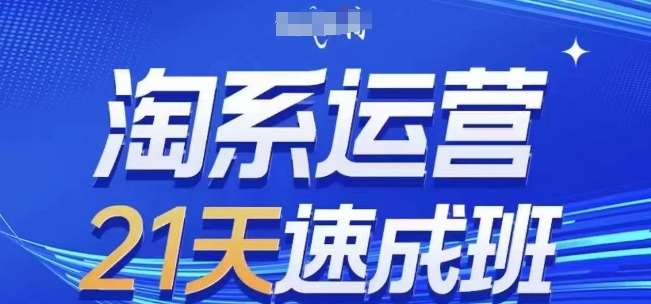 淘系运营21天速成班(更新24年7月)，0基础轻松搞定淘系运营，不做假把式-问小徐资源库