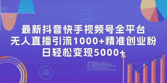 （11970期）最新抖音快手视频号全平台无人直播引流1000+精准创业粉，日轻松变现5000+-问小徐资源库