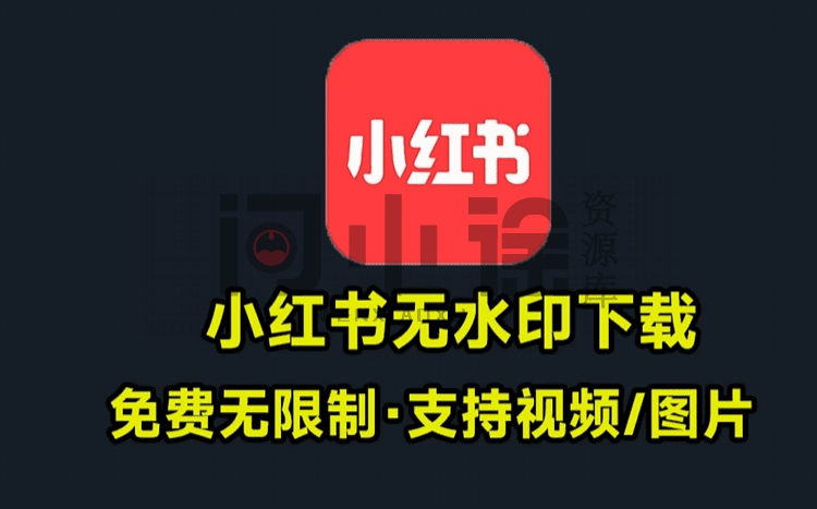 小红书封面视频无水印下载解析器！纯本地运行，支持无水印下载，无广告，无限制下载小红书图片-问小徐资源库