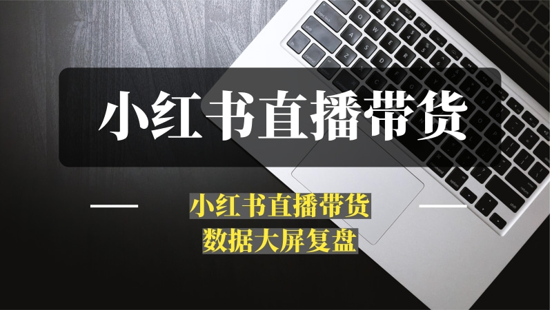 小红书直播带货如何做？数据大屏复盘！-问小徐资源库