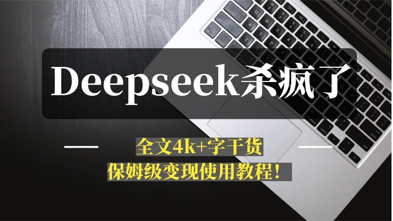 Deepseek杀疯了！全文4k+字干货，保姆级使用教程！-问小徐资源库