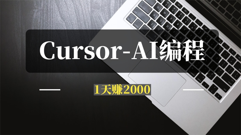 Cursor-AI编程帮我接商单，1天赚2000-问小徐资源库